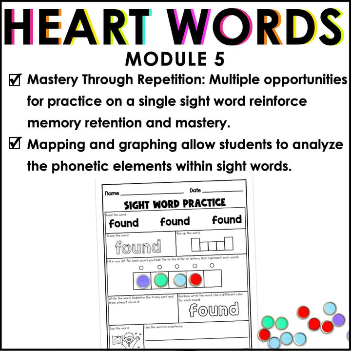 HMH Into Reading 1st Grade Heart Words Science of Reading Sight Word Bundle | Practice and Fluency - Teacher Jeanell