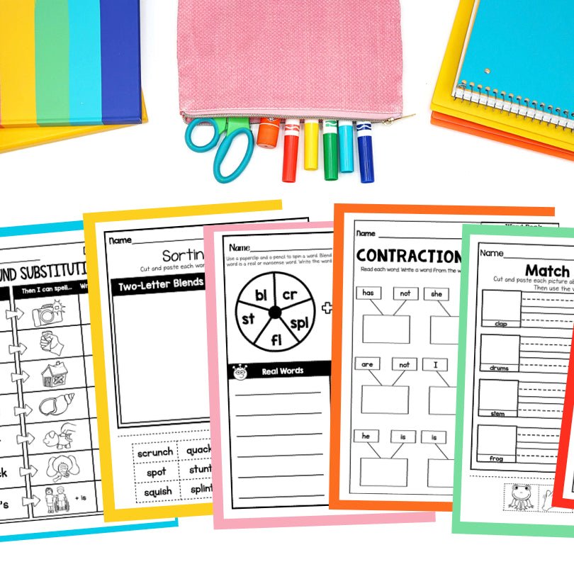 HMH Into Reading 1st Grade Structured Literacy Spelling and Phonics Bundle | No Prep Worksheets - Teacher Jeanell