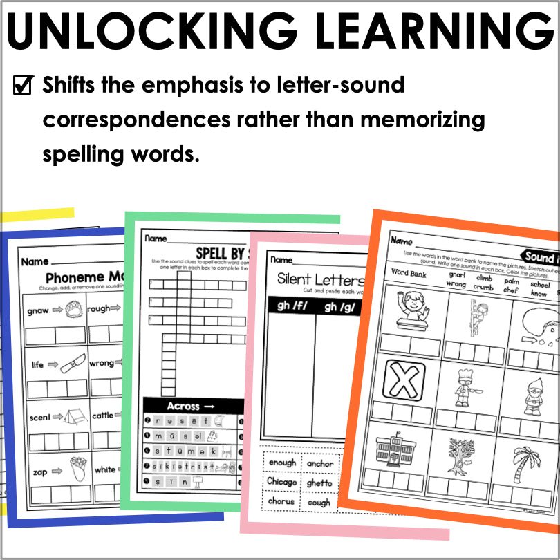 HMH Into Reading 2nd Grade Structured Literacy Spelling and Phonics Module 12 | No Prep Worksheets - Teacher Jeanell