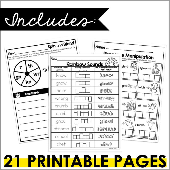 HMH Into Reading 2nd Grade Structured Literacy Spelling and Phonics Module 12 | No Prep Worksheets - Teacher Jeanell