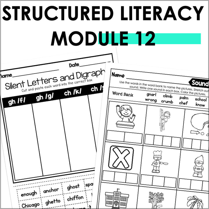 HMH Into Reading 2nd Grade Structured Literacy Spelling and Phonics Module 12 | No Prep Worksheets - Teacher Jeanell