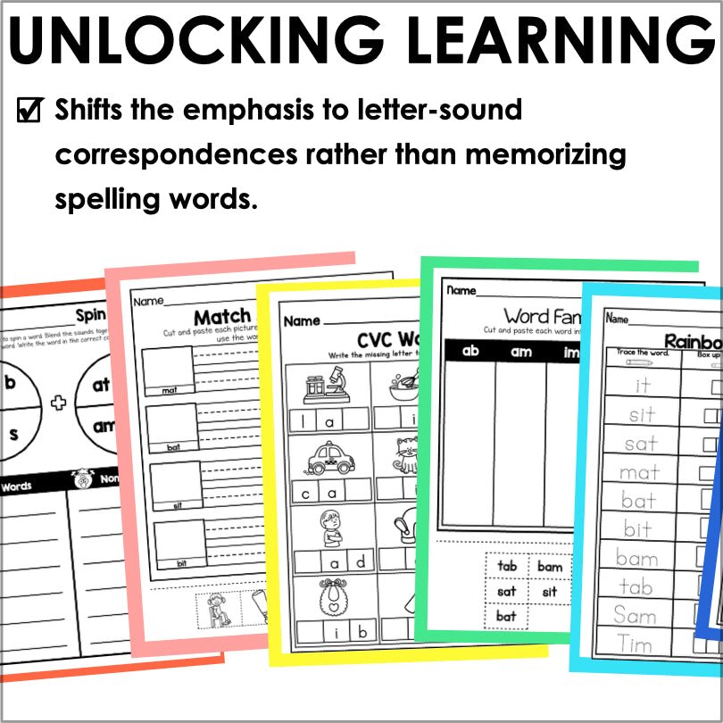 HMH Into Reading Structured Literacy 1st Grade Spelling and Phonics Supplement Module 1 - Teacher Jeanell