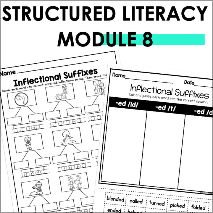 HMH Into Reading Structured Literacy 1st Grade Spelling and Phonics Supplement Module 8 - Teacher Jeanell