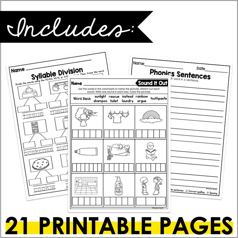 HMH Into Reading Structured Literacy 2nd Grade Spelling and Phonics Module 11 - Teacher Jeanell