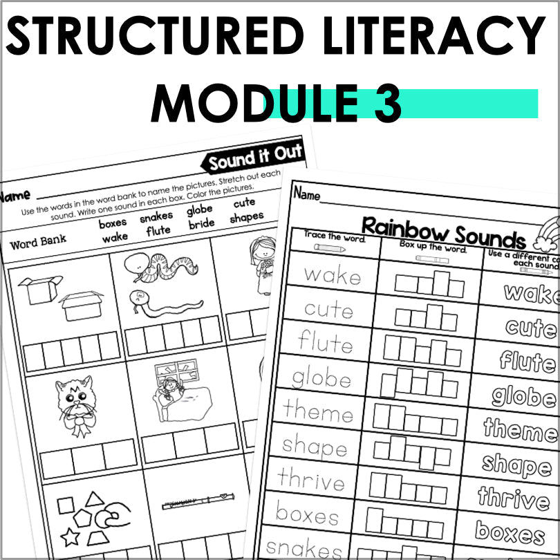 HMH Into Reading Structured Literacy 2nd Grade Spelling and Phonics Module 3 - Teacher Jeanell