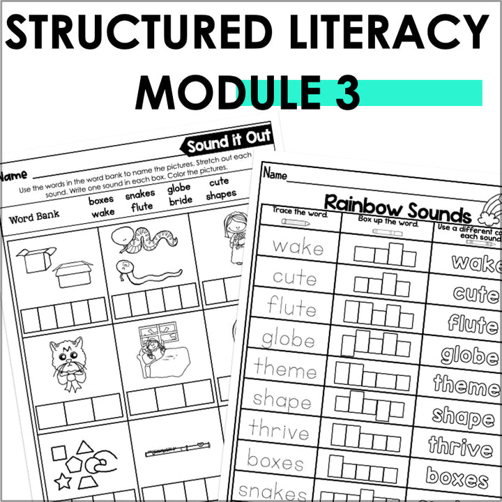 HMH Into Reading Structured Literacy 2nd Grade Spelling and Phonics Module 3 - Teacher Jeanell