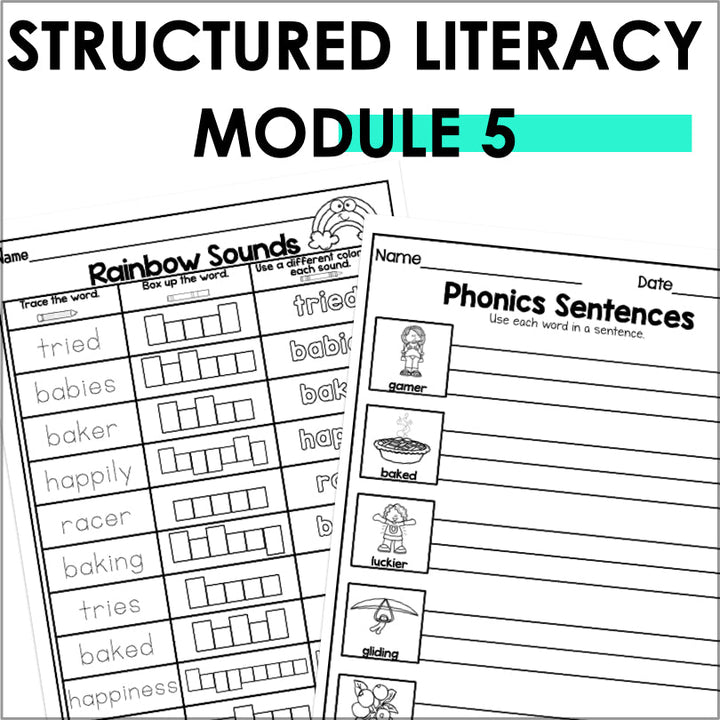 HMH Into Reading Structured Literacy 2nd Grade Spelling and Phonics Module 5 - Teacher Jeanell