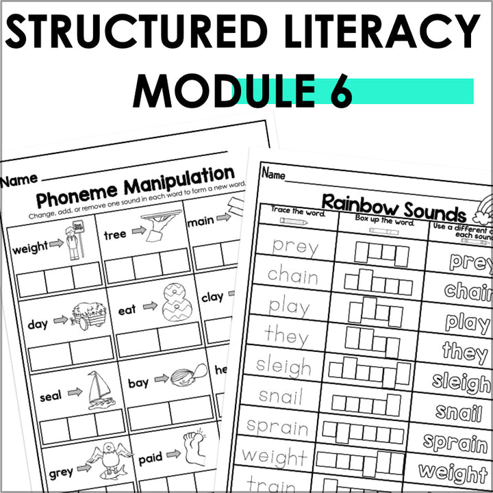 HMH Into Reading Structured Literacy 2nd Grade Spelling and Phonics Module 6 - Teacher Jeanell