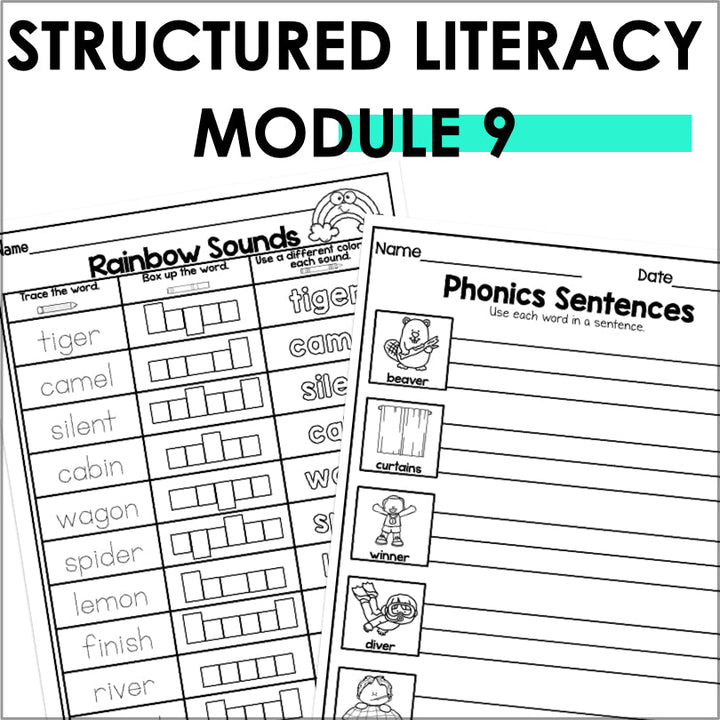 HMH Into Reading Structured Literacy 2nd Grade Spelling and Phonics Module 9 - Teacher Jeanell