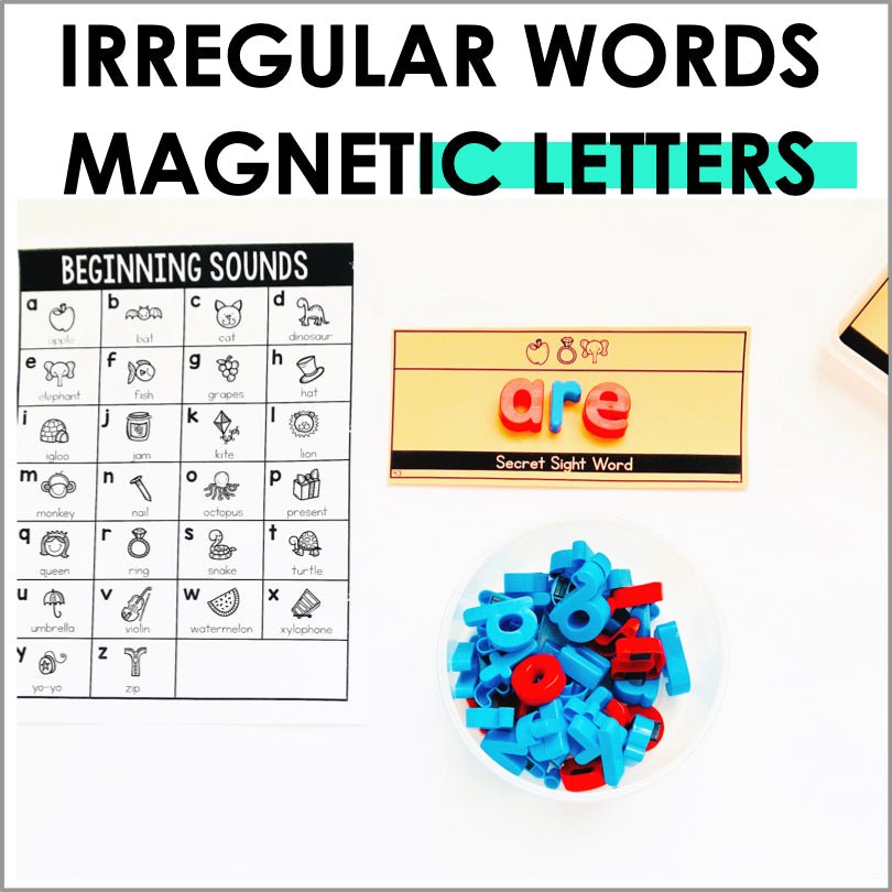 HMH Into Reading Structured Literacy First Grade Building Irregular Words Bundle Supplement - Teacher Jeanell