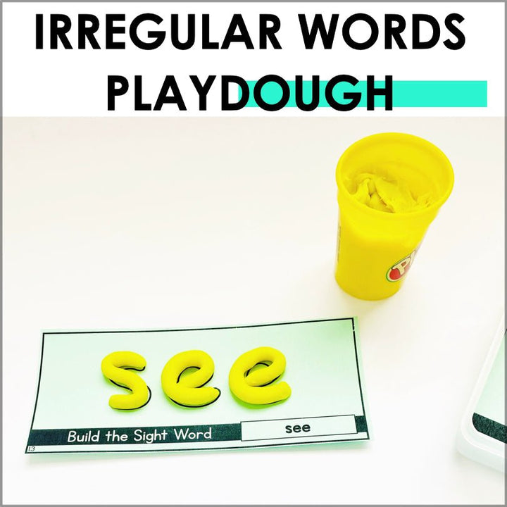 HMH Into Reading Structured Literacy Kindergarten Building Irregular Words Bundle Supplement - Teacher Jeanell