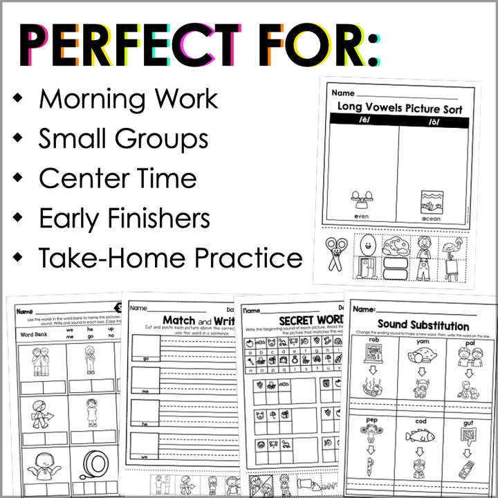 HMH Into Reading Structured Literacy Kindergarten Spelling and Phonics Module 6 - Teacher Jeanell