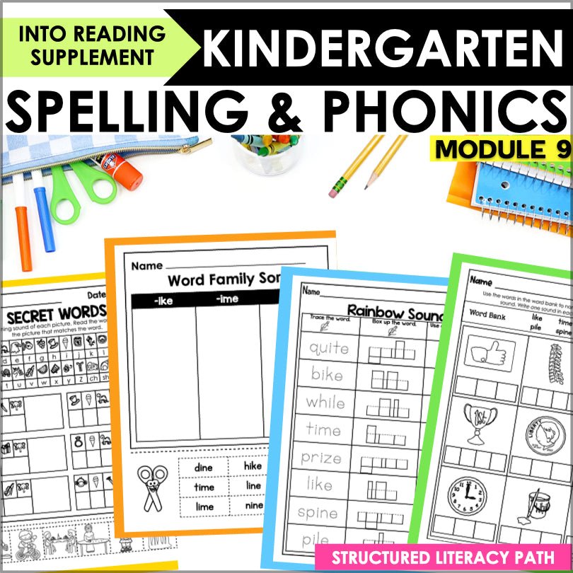 HMH Into Reading Structured Literacy Kindergarten Spelling and Phonics Module 9 - Teacher Jeanell