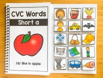 Interactive CVC Blending Books: Enhance Early Reading Skills - Teacher Jeanell