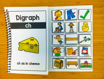 Interactive Digraph Blending Books – Hands - On Phonics for Early Readers - Teacher Jeanell