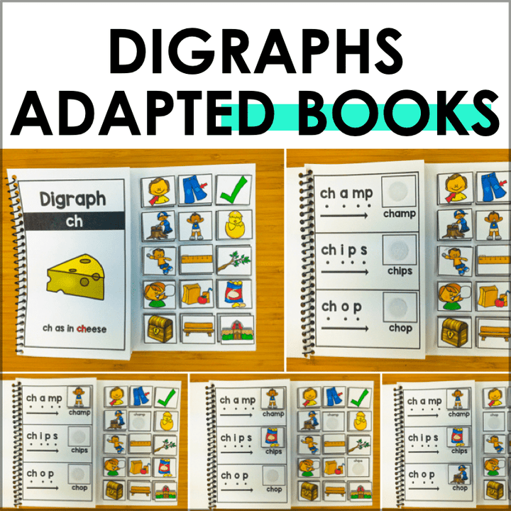 Interactive Digraph Blending Books – Hands - On Phonics for Early Readers - Teacher Jeanell