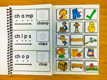 Interactive Digraph Blending Books – Hands - On Phonics for Early Readers - Teacher Jeanell
