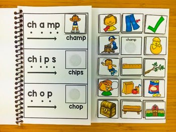 Interactive Digraph Blending Books – Hands - On Phonics for Early Readers - Teacher Jeanell