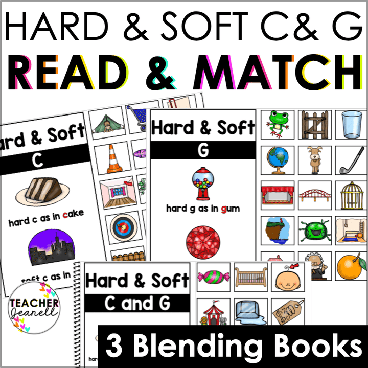 Interactive Hard & Soft C and G Phonics Blending Books – Boost Decoding & Reading Fluency - Teacher Jeanell