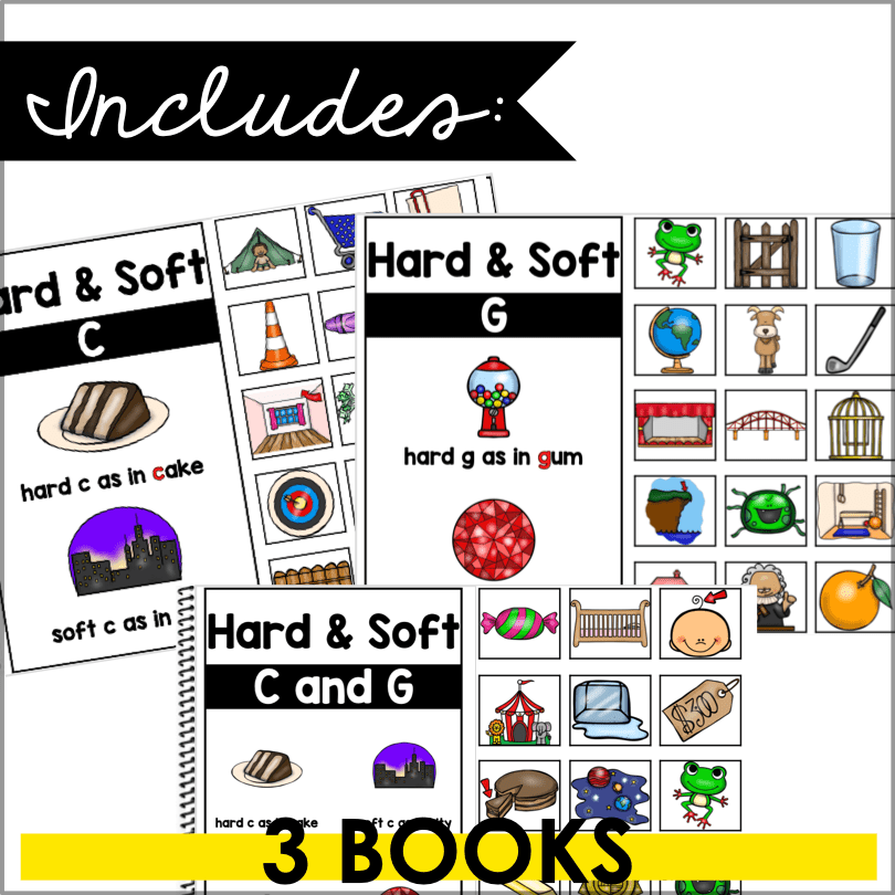 Interactive Hard & Soft C and G Phonics Blending Books – Boost Decoding & Reading Fluency - Teacher Jeanell
