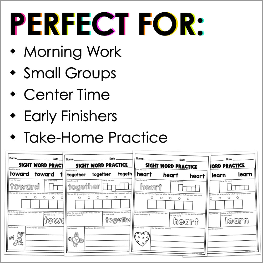 Into Reading Structured Literacy Second Grade Irregular Sight Words Modules 1 - 12 - Teacher Jeanell