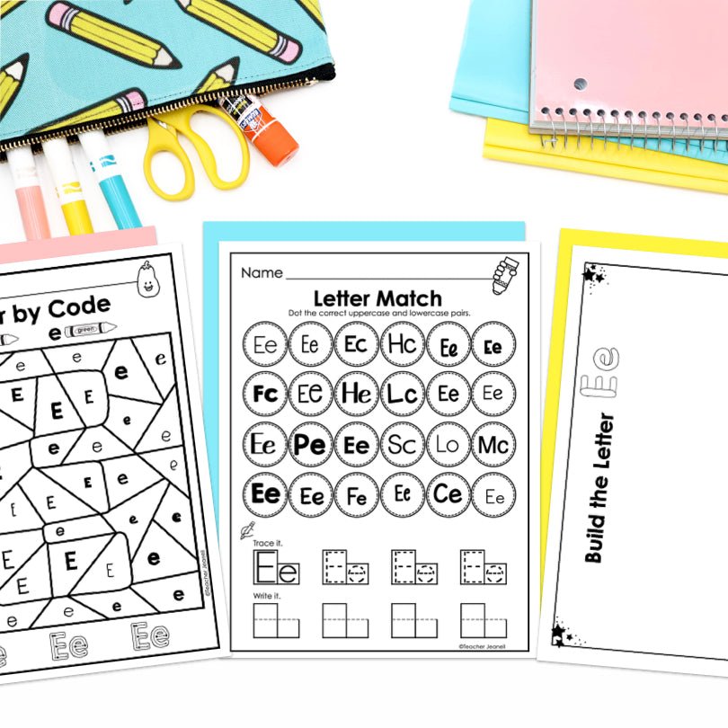 Letter of the Week Activities Bundle | Alphabet Worksheets and Phonics Practice - Teacher Jeanell
