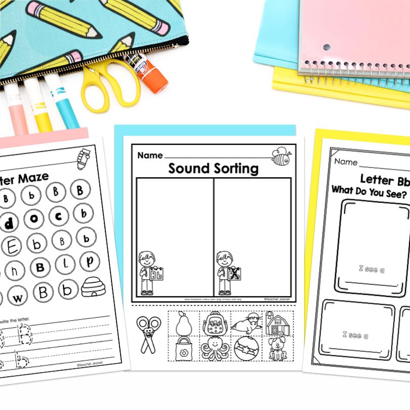Letter of the Week Activities Bundle | Alphabet Worksheets and Phonics Practice - Teacher Jeanell