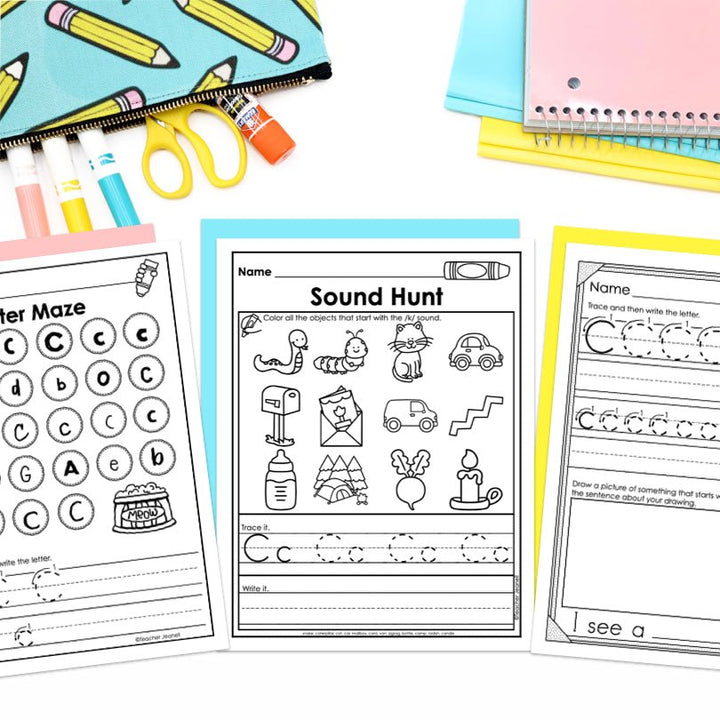 Letter of the Week Activities Bundle | Alphabet Worksheets and Phonics Practice - Teacher Jeanell