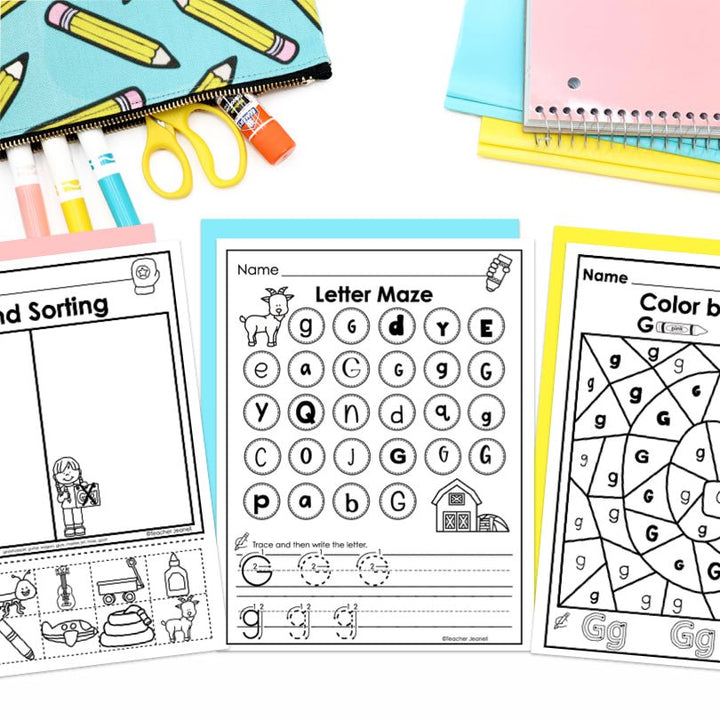 Letter of the Week Activities Bundle | Alphabet Worksheets and Phonics Practice - Teacher Jeanell