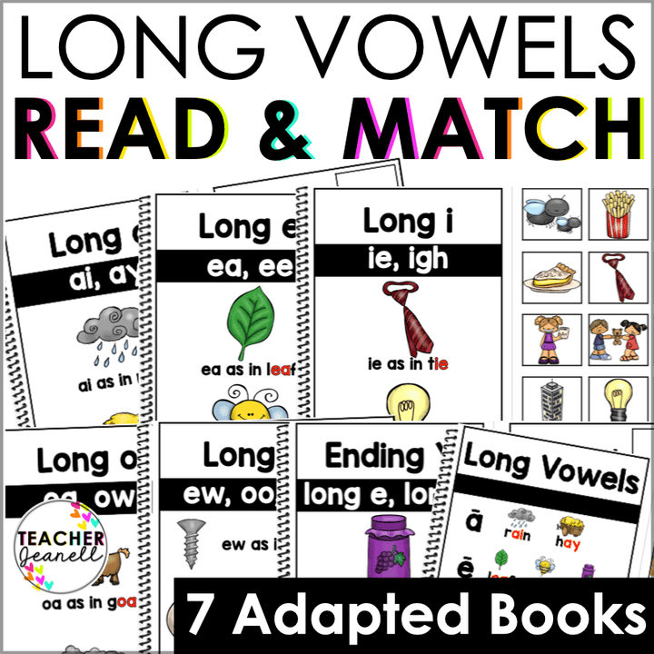 Long Vowel Phonics Blending Books | Master Vowel Teams & Ending Y - Teacher Jeanell