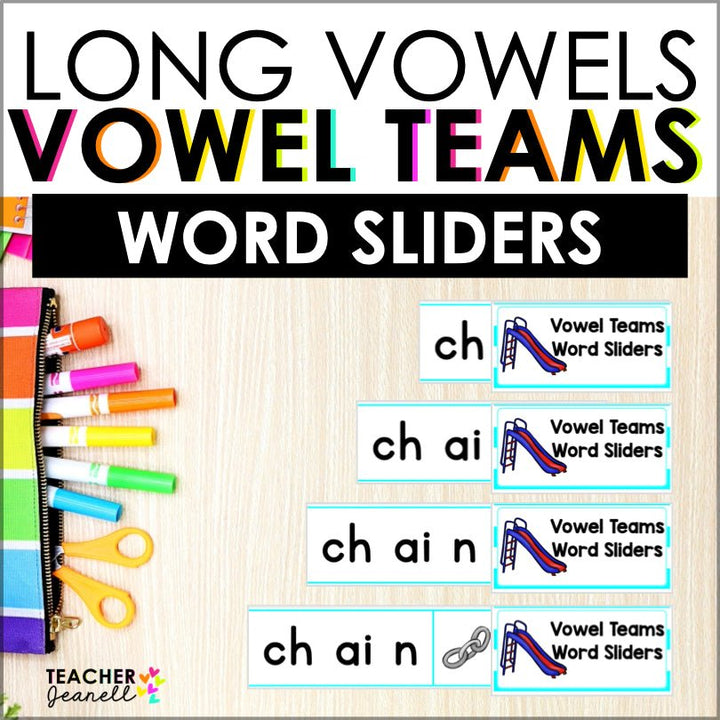 Master Long Vowels: Interactive Word Sliders for Effective Phonics Learning - Teacher Jeanell