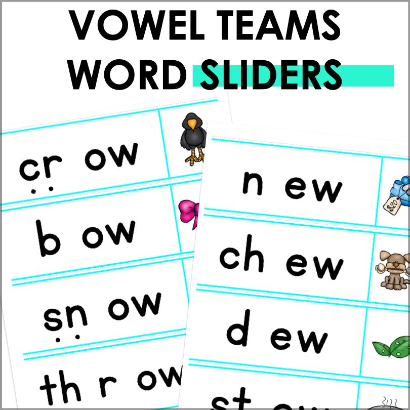 Master Long Vowels: Interactive Word Sliders for Effective Phonics Learning - Teacher Jeanell