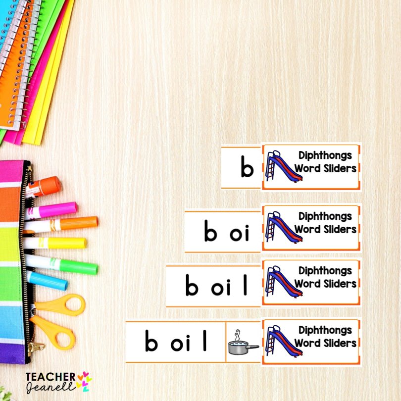 Phonics Word Slider Bundle | Build Early Reading Skills with Word Mapping - Teacher Jeanell