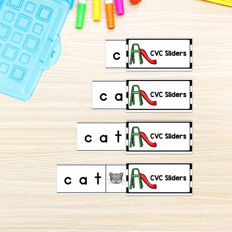 Phonics Word Slider Bundle | Build Early Reading Skills with Word Mapping - Teacher Jeanell