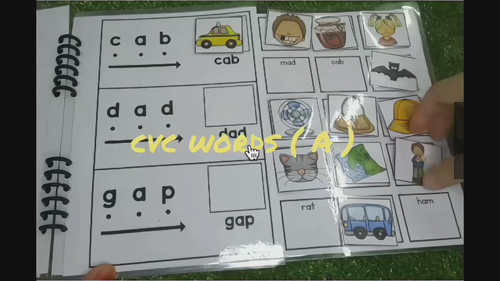 Interactive CVC Blending Books: Enhance Early Reading Skills