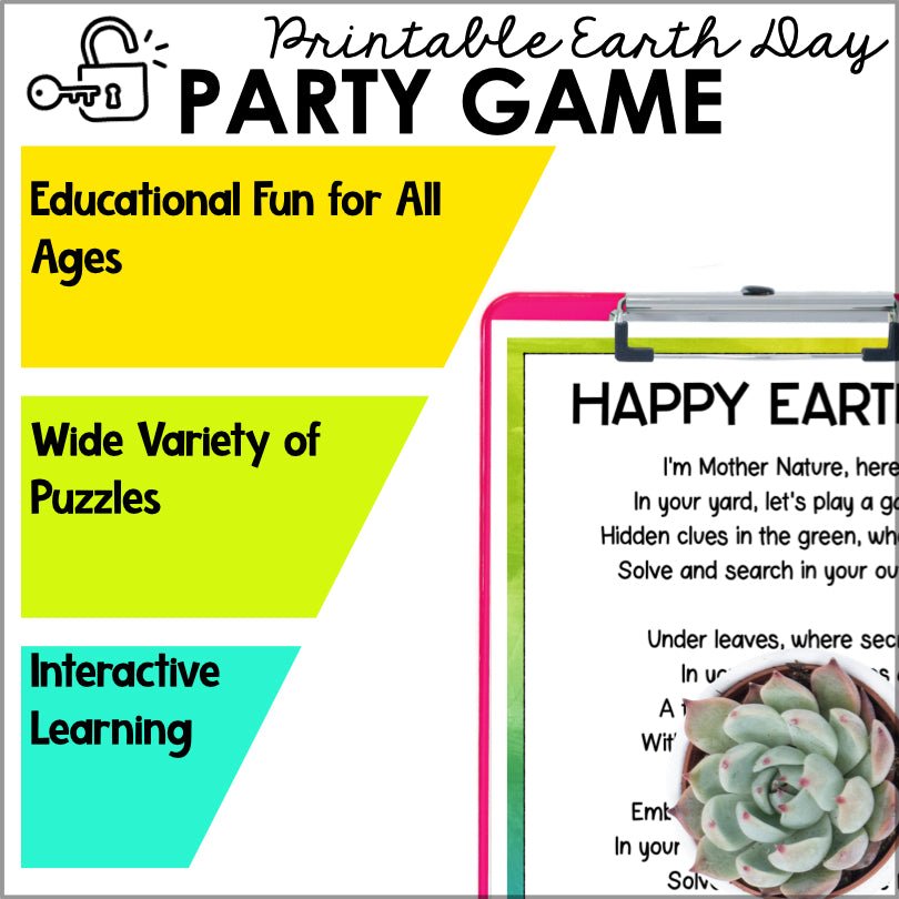 Printable Earth Day Scavenger Hunt Kit | Eco-Friendly Outdoor Adventure Game for Kids and Families - Teacher Jeanell