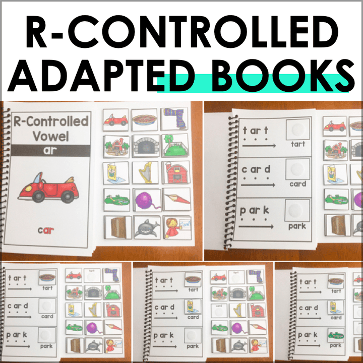 R - Controlled Vowel Blending Books | Phonics Matching Activities | Science of Reading - Teacher Jeanell