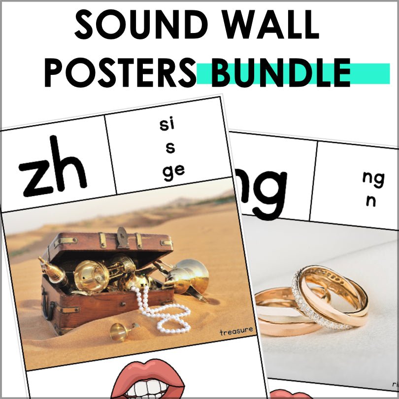 Sound - Spelling Wall Posters for Enhanced Literacy Skills| Sound Wall Posters with Real Photos - Teacher Jeanell