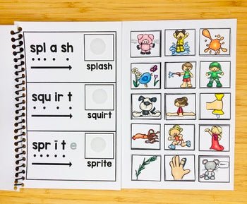 Three - Letter Consonant Blends | Phonics Blending Books for Early Readers| Trigraphs Practice - Teacher Jeanell