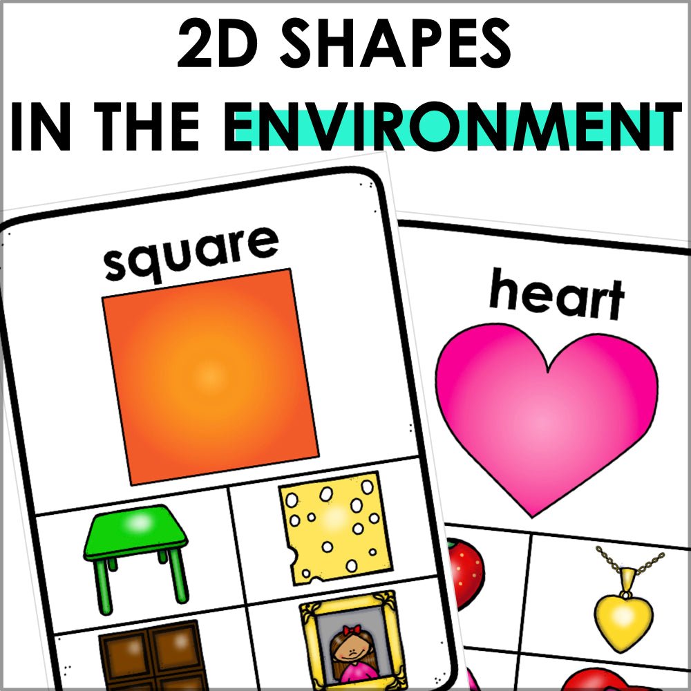 2D Shapes in the Environment Posters - Teacher Jeanell