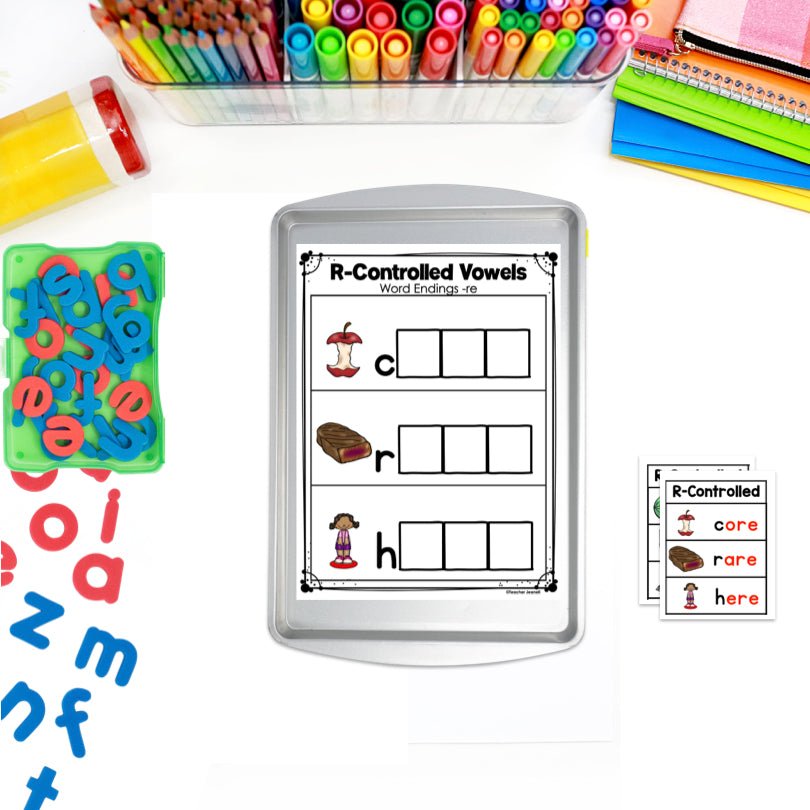 Advanced R-Controlled Vowels Magnetic Letter Activities - Teacher Jeanell