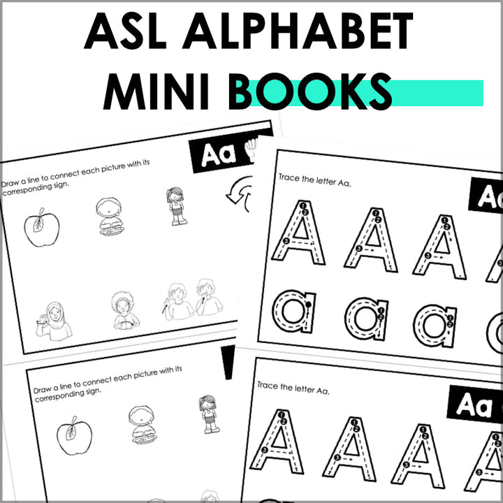 ASL Alphabet Books - Teacher Jeanell