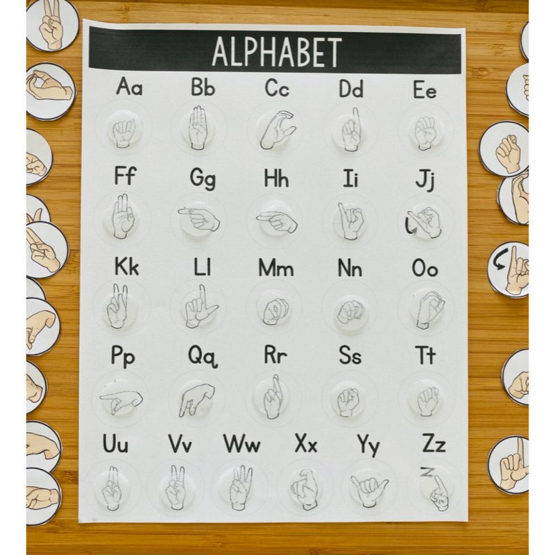 ASL Alphabet File Folder Activity for Fun Sign Language Learning ...