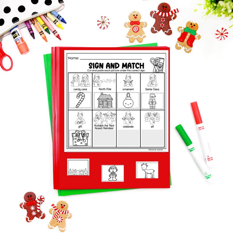 ASL Daily Practice - December ASL Morning Work – Teacher Jeanell