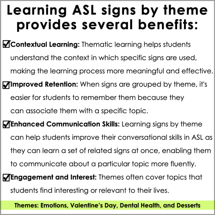 ASL Daily Practice - February ASL Morning Work - Teacher Jeanell
