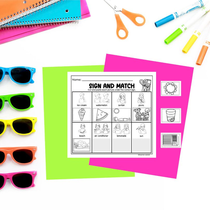 ASL Daily Practice - June ASL Morning Work – Teacher Jeanell