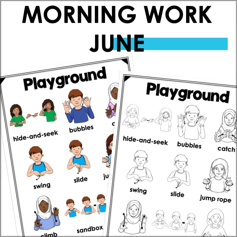ASL Daily Practice - June ASL Morning Work β Teacher Jeanell