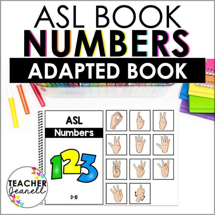 ASL Numbers Adapted Books for Interactive Sign Language Learning ...