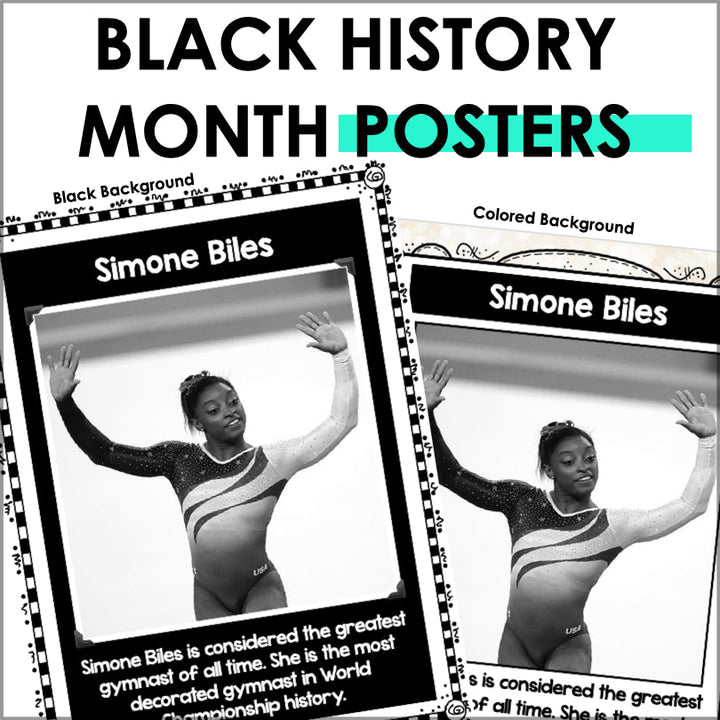 Black History Month Bulletin Board - Black History Month Posters - Set 2 - Teacher Jeanell