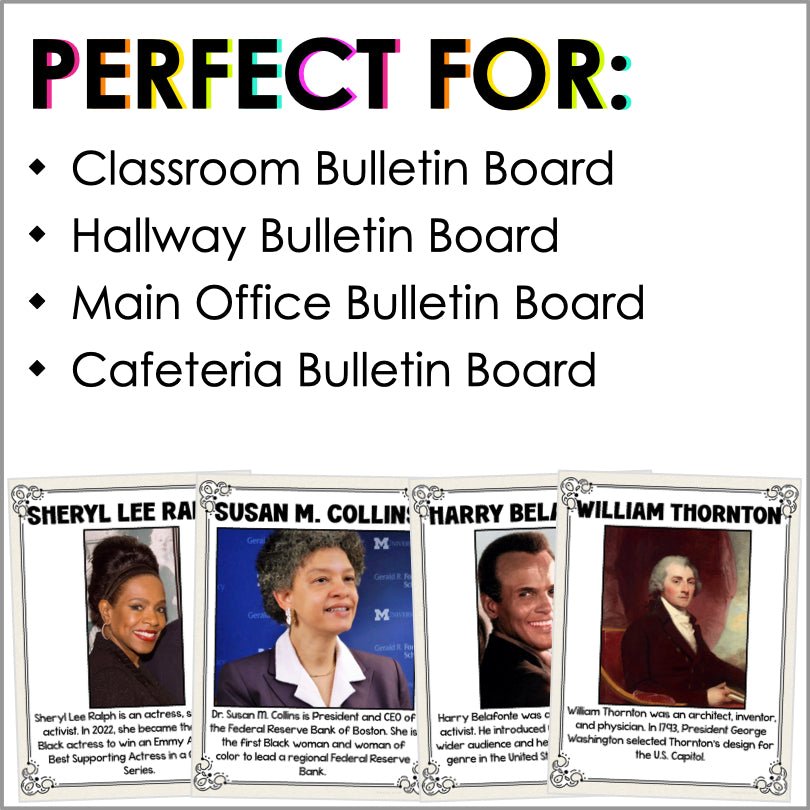 Caribbean American Heritage Month Posters Bulletin Board - Teacher Jeanell